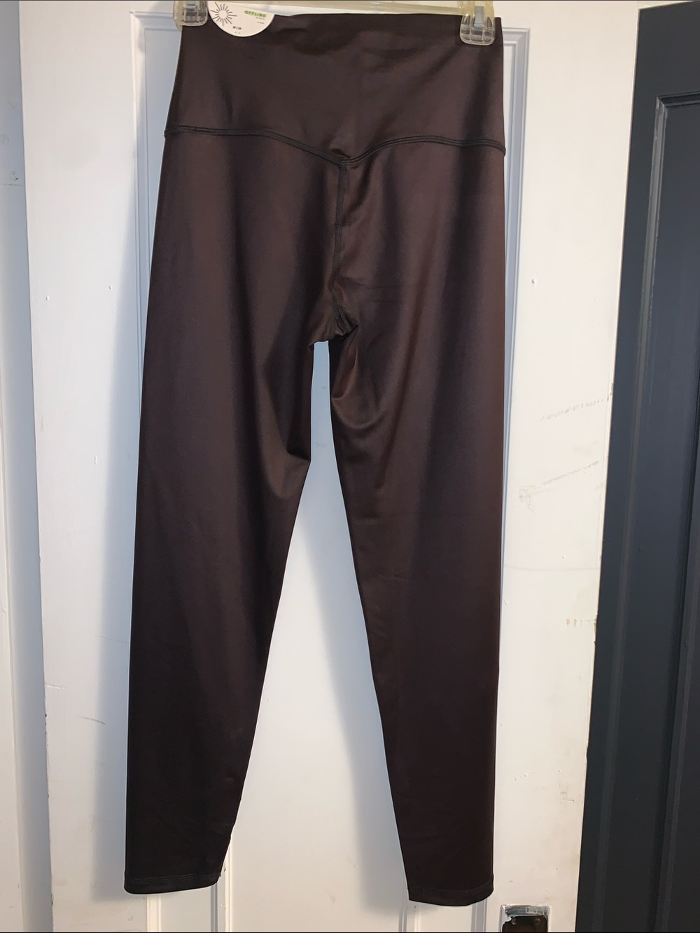 Aerie OFFLINE Goals Gloss Leggings Espresso M - Picture 2 of 5